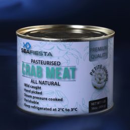 COOKED CRAB MEAT CAN OF 454 GRAMS. SPECIAL FLAKES